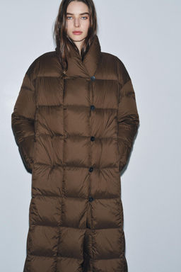 ZW COLLECTION LONG DOWN PUFFER JACKET - Zara фото 6