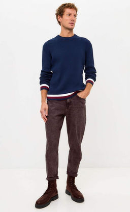 Джемпер Primm P421-15106 темно-синий из хлопка  фото 6