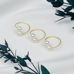 Кольцо регулируемое с Жемчугом от 16,5р.