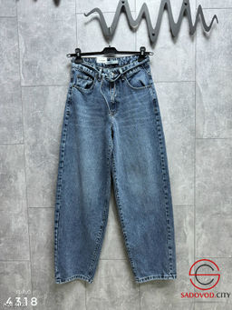 Джинсы котон с высокой посадкой - Bruno фото 2