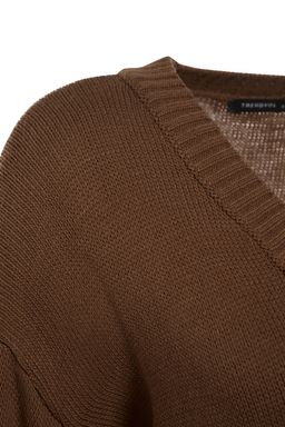 TRENDYOLMILLA Siyah Maxi Triko Genis Kal?p Elbise TWOAW23EL00642  фото 31
