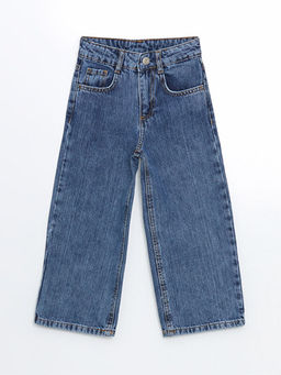 Wideleg K?z ?ocuk Jean Pantolon
