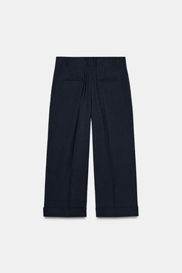 ZW COLLECTION PINSTRIPED TROUSERS