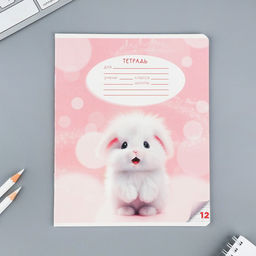 Тетрадь 12 листов в косую линейку Пушистые питомцы, обложка мелованный картон, блок №1, 5 видов МИКС - Artfox study фото 15