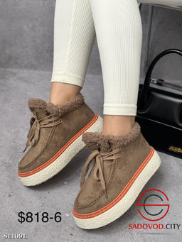 Ботинки на зиму выполнены из искусственного меха. - Bruno фото 2