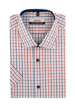 Сорочка мужская короткий рукав GREG 165/101/6722/Z/1_GB  фото 2