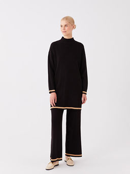 Beli Lastikli Geni? Pa?a Kad?n Triko Pantolon