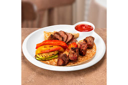 Блюдо 27,5*24,5*3 см Айсберг с соусницей