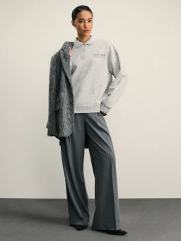 Толстовка поло из хлопка / Zarina  фото 2