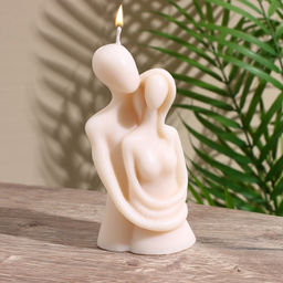 Свеча фигурная формовая «Пара», 7×5×14 см, парафин