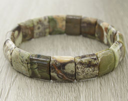 Браслет Ириска яшма пейзажная (Урал) - Agat77 фото 4