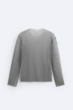 MESH KNIT TOP - Zara фото 7