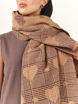 в составе ШЕРСТЬ и кашемир Большой, мягкий, теплый двусторонний палантин. - Tantino фото 12