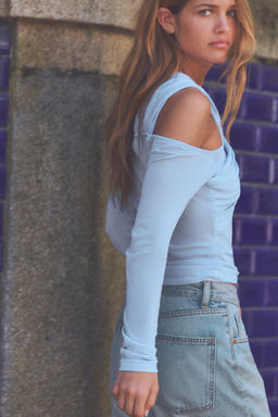 PLAIN KNIT MULTI-WAY TOP - Zara фото 5