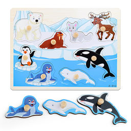 Пазл-вкладыш На севере