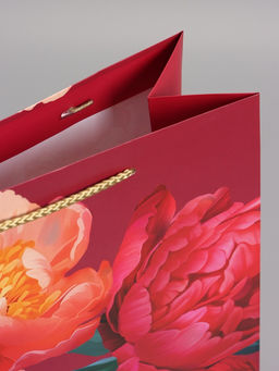 Пакет подарочный ламинированный «Яркий акцент», 26×12×32 см