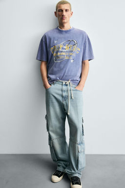 VARSITY GRAPHIC PRINT T-SHIRT - Zara фото 6