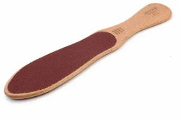 ZINGER Терка педикюрная WFF-04 деревянная 2-х сторонняя наждачная 100/180