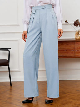 Брюки классические палаццо прямые