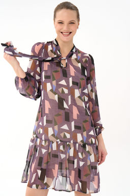 Платье Нежный акцент 2 (лиловый)