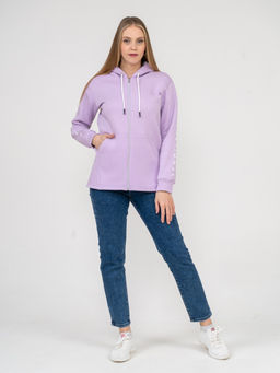 Толстовка женская Гамма на молнии лаванда
