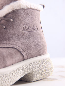 Ботинки 308.агатаw. капучино замша/Шерсть