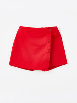 Bisiklet Yaka K?sa Kollu K?z Bebek Bluz ve ?ort Etek 2li Tak?m - Waikiki фото 3