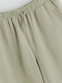 Beli Lastikli M?slin K?z ?ocuk Pantolon