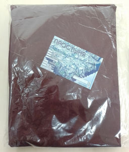 Простынь на резинке Поплин 120*200*20 Бордо