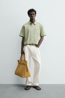 POLO REGULAR FIT C??AMO - ALGOD?N / Verde claro