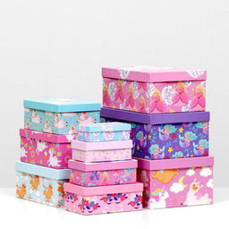 Набор коробок 10 в 1 Маленькой принцессе, 30,5 х 20 х 13 - 12 х 6,5 х 4 см - UPAK LAND фото 2