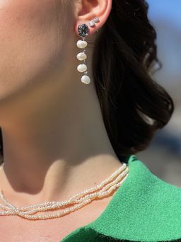 Серьги с жемчугом барокко (культ.)