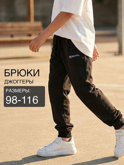 Брюки для мальчика штаны спортивные школьные 22-9819 - Mini maxi фото 19