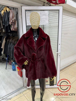 Шуба женская из искусственного меха