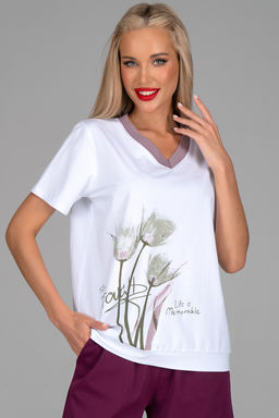 Футболка Анисия (лиловый)