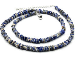 Бусы из Содалита квадрат 5*2мм, 48см