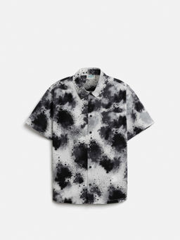 ACOOLA / Сорочка верхняя детская для мальчиков Kasas черно-белый  фото 3