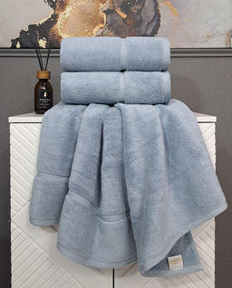 Полотенце Perla (деним платина) 50х90см