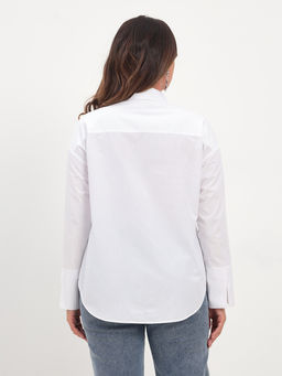 Блузка женская дл. рук. KATHARINA KROSS KK-B-0004V-белый  фото 6