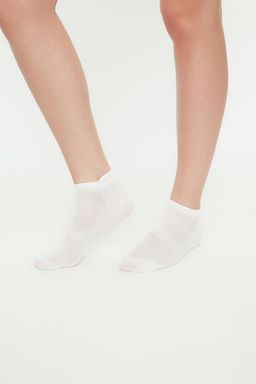 TRENDYOLMILLA Beyaz 5li Paket Pamuklu Orme Spor Yoga Corap TWOAW20CO0011 фото 6