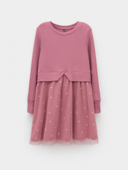 К 5833/пепельная роза платье для дев