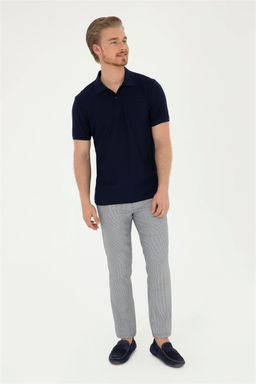 U. S. Polo Assn / Мужские темно-синие брюки из плотной ткани - U.s. polo assn фото 3