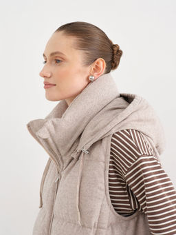 Conso/WDM 230567 - beige Пуховый жилет  фото 2