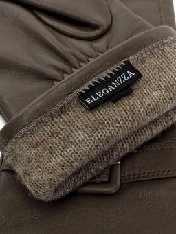 Перчатки женские 100% ш IS8596 taupe - Eleganzza фото 4