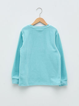 Bisiklet Yaka Basic Uzun Kollu Erkek ?ocuk Ti??rt - Waikiki фото 2