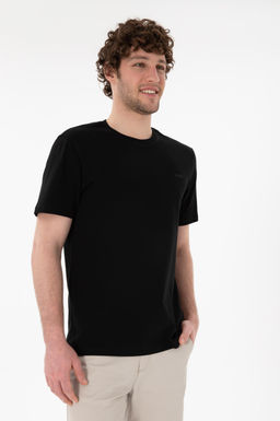 Erkek Regular Fit Bisiklet Yaka Siyah Basic Ti__rt Sepette S_rpriz _ndirim - U.s. polo assn фото 2
