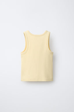 CAMISETA RIB NADADORA / Amarillo - Zara фото 2