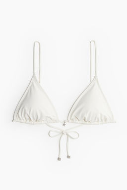 Top de bikini triangular con relleno
