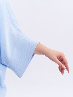 Кардиган из муслина KA01401BLU15