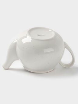 Заварочный чайник Доляна Млечный путь, 900 мл, фарфор, белый фото 2